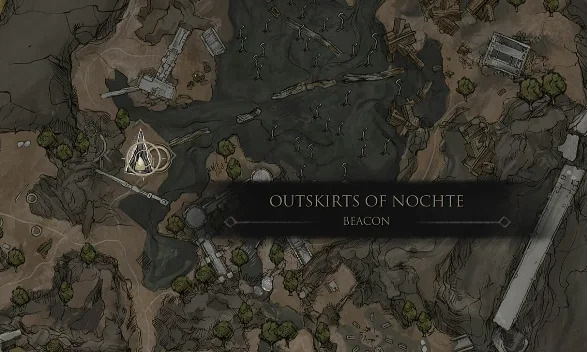 Outskirts of Nochte Beacon on the world map