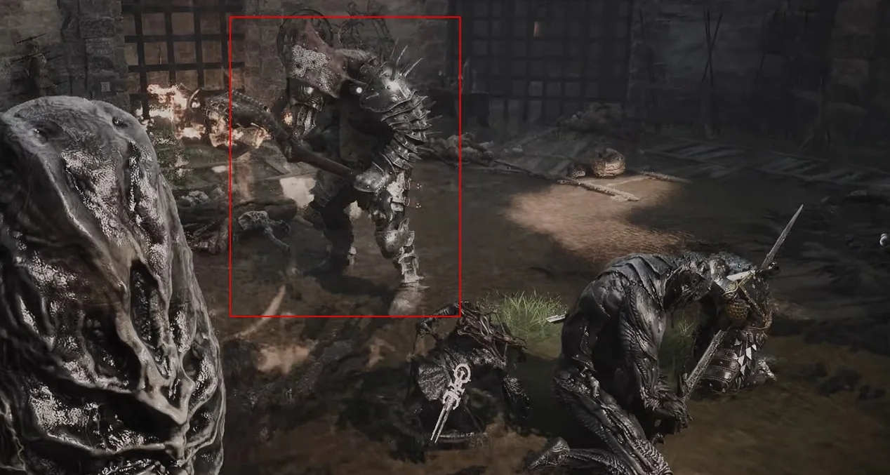 Armored enemy encounter for Eredrim Shell