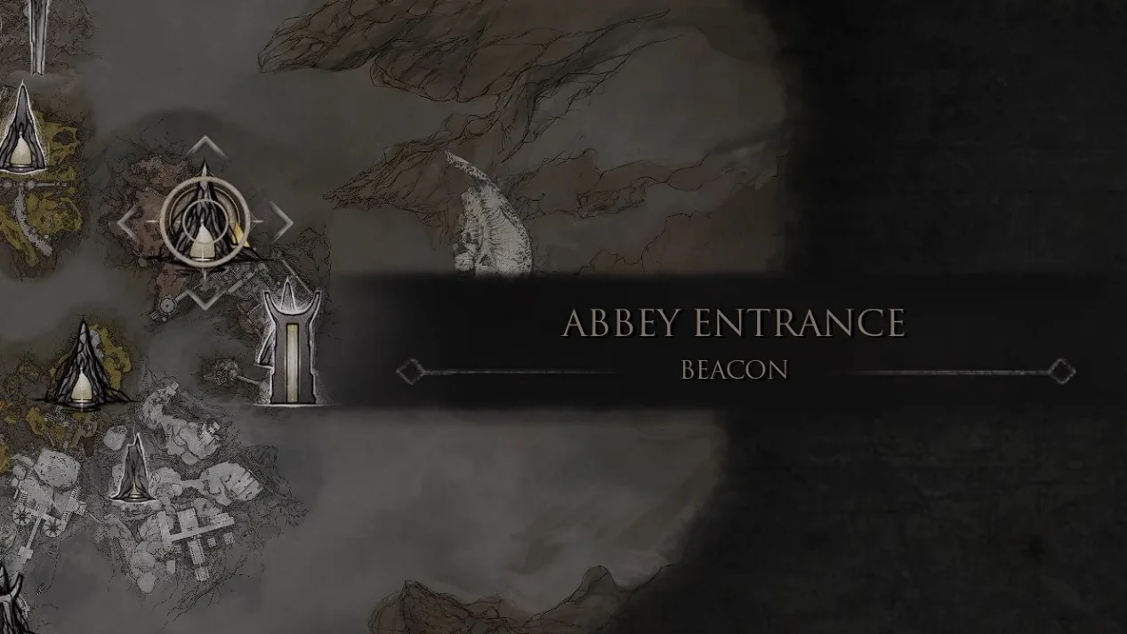 Abbey Entrance Beacon on the map
