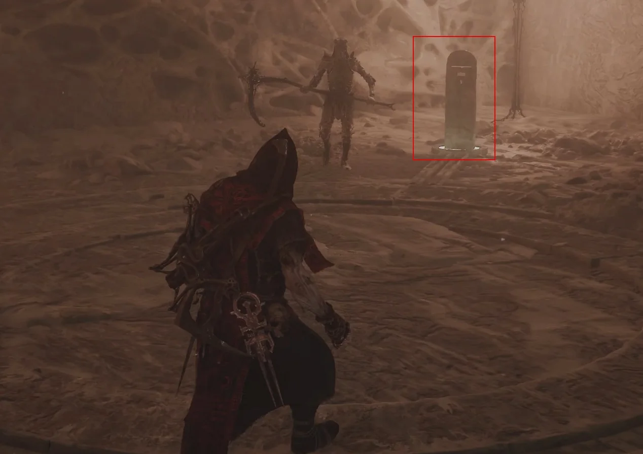 Corner obelisk in Sariel final chamber