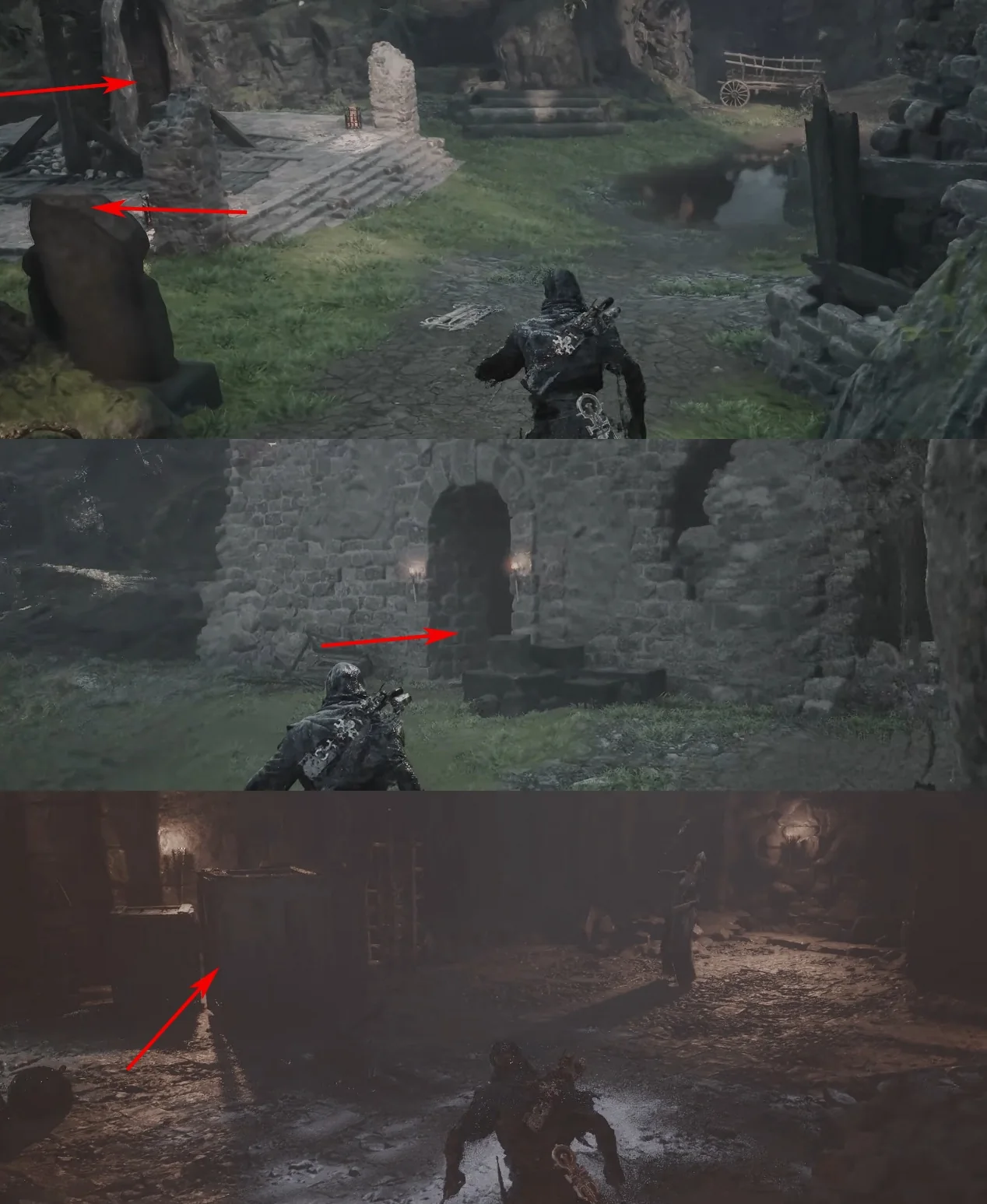 Annotated Forgotten Crossbow route step 03