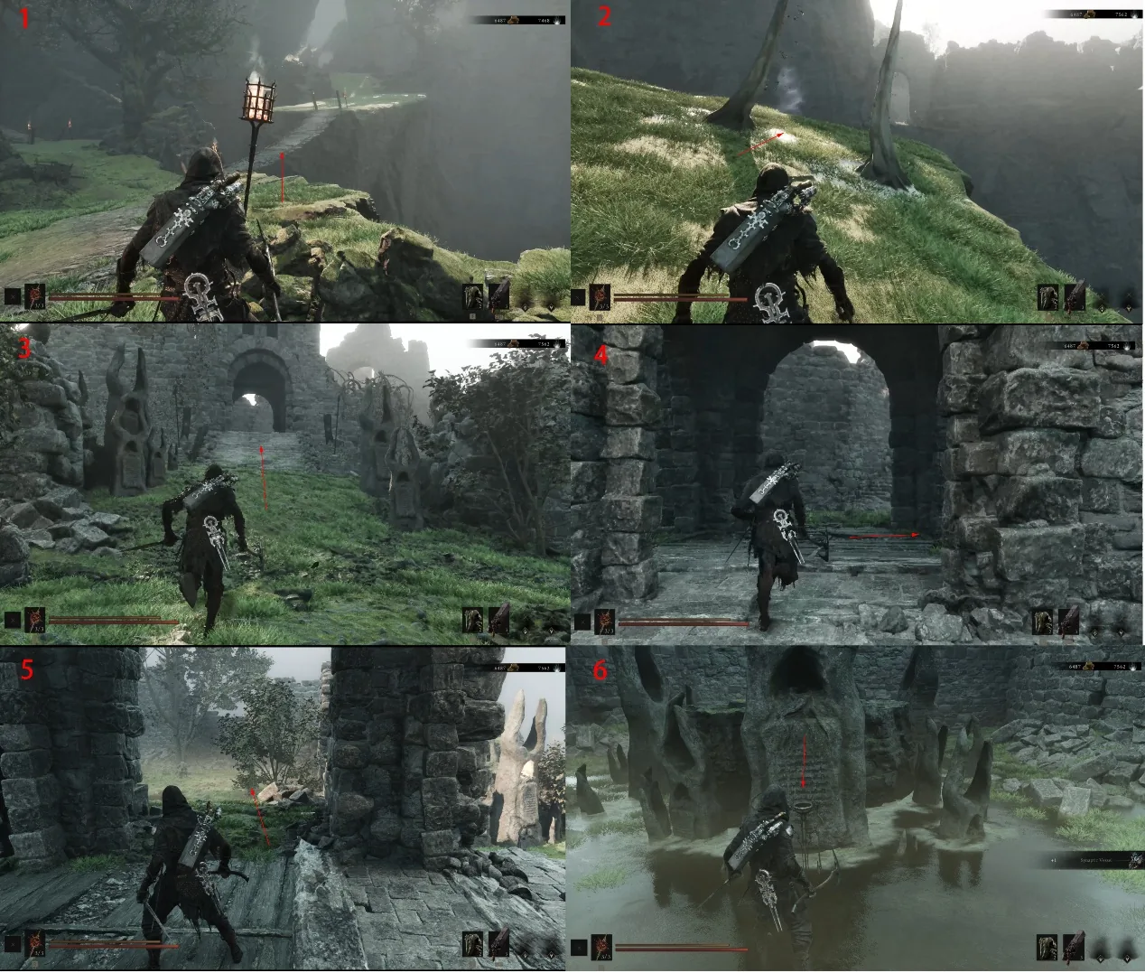 Annotated Temple of Vatra route
