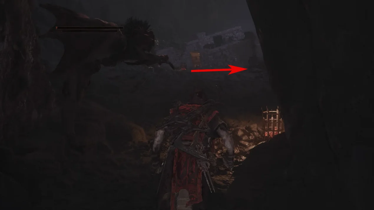 Annotated Black Needle acquisition route 3