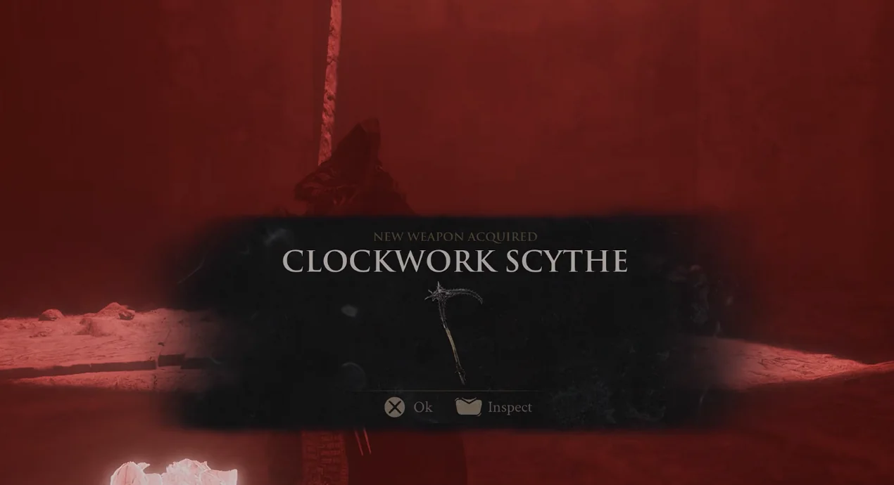 Annotated Clockwork Scythe acquisition route 8