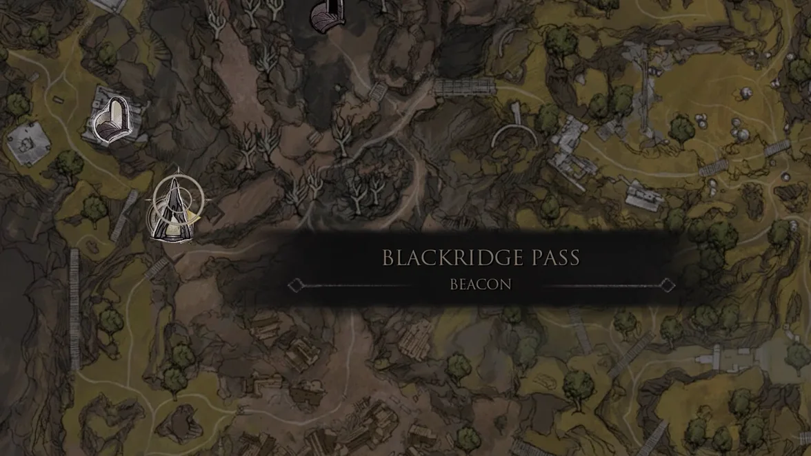 Annotated Veteran's Battle Axe acquisition route 1