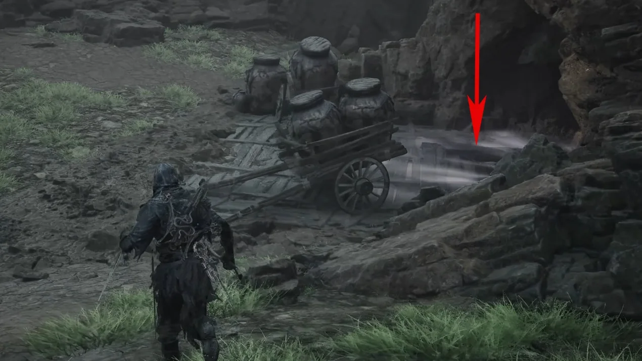 Annotated Veteran's Battle Axe acquisition route 4